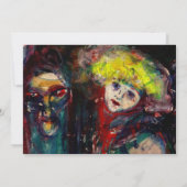 CARNIVAL NACHT IN VENICE Venetian Masquerade maske Aankondiging (Achterkant)