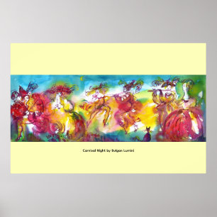 CARNIVAL NIGHT / Venetian Masquerade,Dance Music Poster