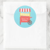 Carnival Popcorn kinderen Birthday Party Stickers (Tas)