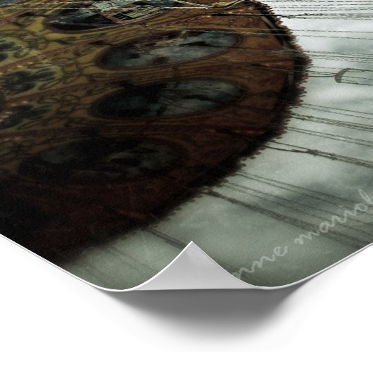 Carnival Ride 1 Poster Carré (Coin)