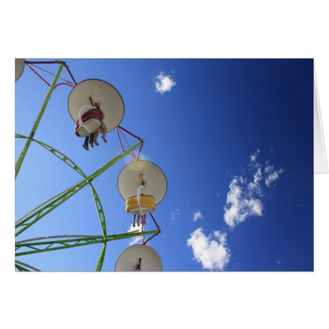 Carnival Ride Blank Card (Voorkant Horizontaal)