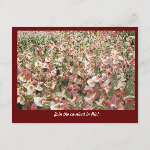 Carnival Rio de Janeiro, Brazilië Briefkaart
