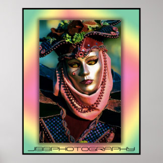 carnival roze lippen poster