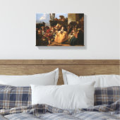 Carnival Scene – Giovanni Domenico Tiepolo Canvas Afdruk (Insitu (Slaapkamer))