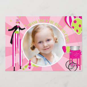 Carnival Stilt Walker & Cotton Snoep Bedankt 1