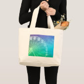 Carnival Summer-ontwerp Grote Tote Bag (Voorkant (product))