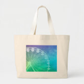 Carnival Summer-ontwerp Grote Tote Bag (Voorkant)