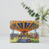 Carnival - Super Swing Ride Briefkaart (Staand voorkant)