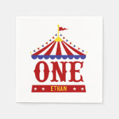 Carnival Theme Custom First Birthday Party Servet (Voorkant)