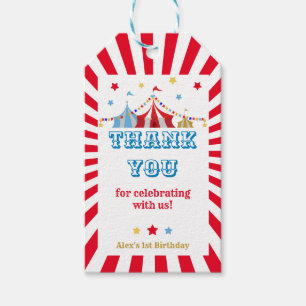Carnival Theme Party Cadeaulabel