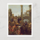 Carnival Time in Rome, 1653 (olie op canvas) Briefkaart (Voorkant)