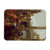 Carnival Time in Rome, 1653 (olie op canvas) Magneet (Horizontaal)
