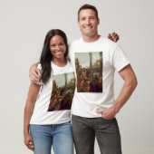 Carnival Time in Rome, 1653 (olie op canvas) T-shirt (Unisex)
