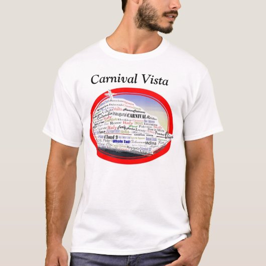 Carnival Vista Maiden Voyage T-shirt (Voorkant)