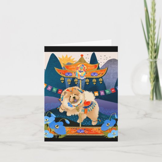 CARNIVAL ZEN - Cartes d'art Chow (Devant)