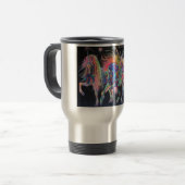 Carnivale Unicorns Travel Mug (Devant gauche)