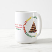 Carnivore Christmas Mug (Devant droit)