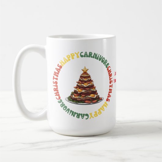 Carnivore Christmas Mug Koffiemok (Links)