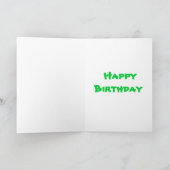 Carnivore Plante carte d'anniversaire (Intérieur)