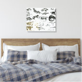 carnivoren canvas afdruk (Insitu (Slaapkamer))