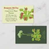 Carnivoren Planten Visitekaartje (Voorkant / Achterkant)