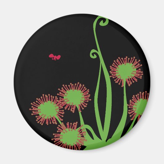Carnivoren Sundew Plant Magneet (Voorkant)
