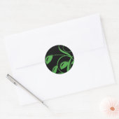 Carnivorous Venus Flytrap Ronde Sticker (Envelop)