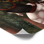 Carnotaurus Confrontation Poster (Hoek)