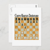 Caro-Kann Defense Briefkaart (Voorkant / Achterkant)