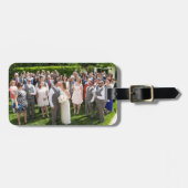 Carol + Christelijk's Trouwbagage Label Bagagelabel (Voorkant horizontaal)