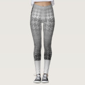 Carol E Capri Couper-Offs Houndstooth Leggings (Devant)