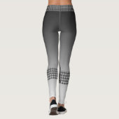 Carol E Capri Couper-Offs Houndstooth Leggings (Dos)