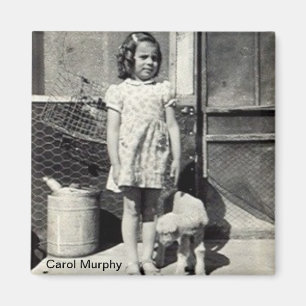 Carol- en lamsmagneet magneet