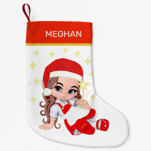 Carol Fairy Girl en Stars Kleine Kerstsok