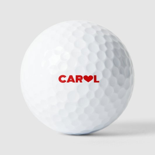 Carol Love Golfballen (Voorkant)