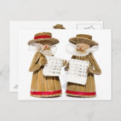 Carol Singers Decoration Briefkaart (Voorkant / Achterkant)
