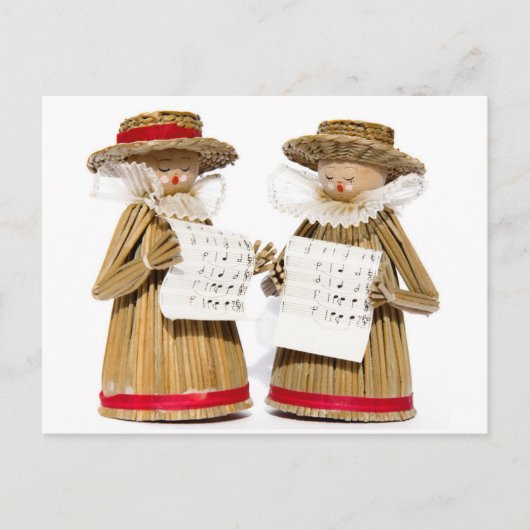 Carol Singers Decoration Briefkaart (Voorkant)