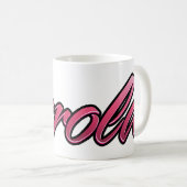 Carola faded pink Tasse Teetasse Kaffeetasse Koffiemok (Voorkant rechts)