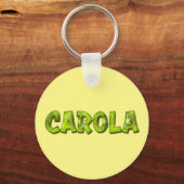 Carola Nom Porte-clés Design Kiwi (Recto)