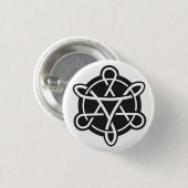 Carolan Celtic Badge Ronde Button 3,2 Cm (Voorkant /achterkant)