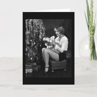 Carole Lombard Christmas Feestdagen Kaart