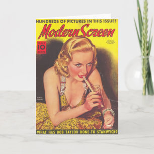 Carole Lombard & Soda Magazine Carte de couverture