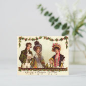 Carolers Briefkaart (Staand voorkant)