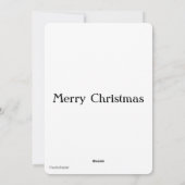 Carolers de Noël de Dickensian peignant la carte (Dos)