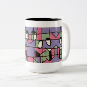 Carolers Tweekleurige Koffiemok (Voorkant rechts)