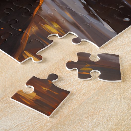 Caroleurs de Noël Peinture Puzzle (Côté)