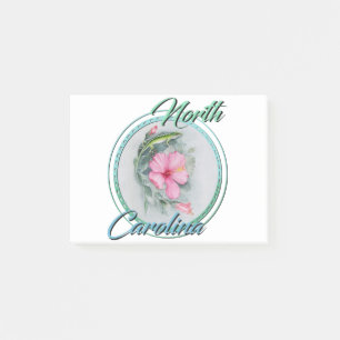 Carolina Anole en Hibiscus Post-it® Notes