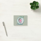 Carolina Anole en Hibiscus Post-it® Notes (Kantoor)