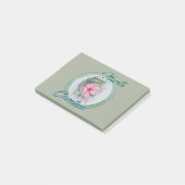 Carolina Anole en Hibiscus Post-it® Notes (Schuin)