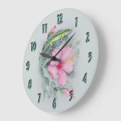 Carolina Anole & Hibiscus  Grote Klok (Hoek)